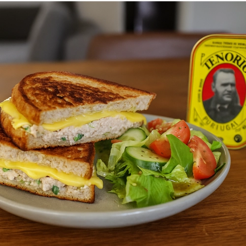 Tuna melt sandwich met tenorio tonijn