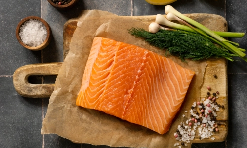 Gepekelde zalm gebruiken