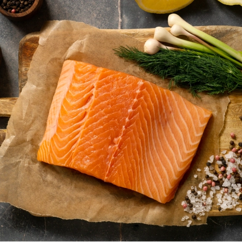 Gepekelde zalm gebruiken