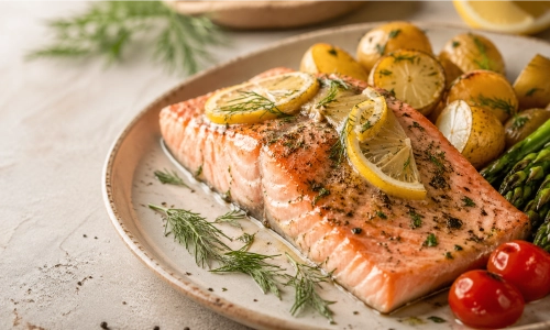 Zalm uit de oven